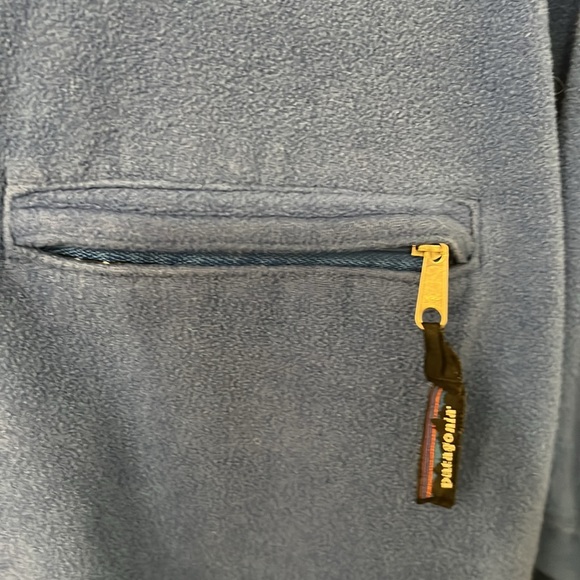 Patagonia boys large blue long sleeve fleece Shirt - Picture 7 of 16